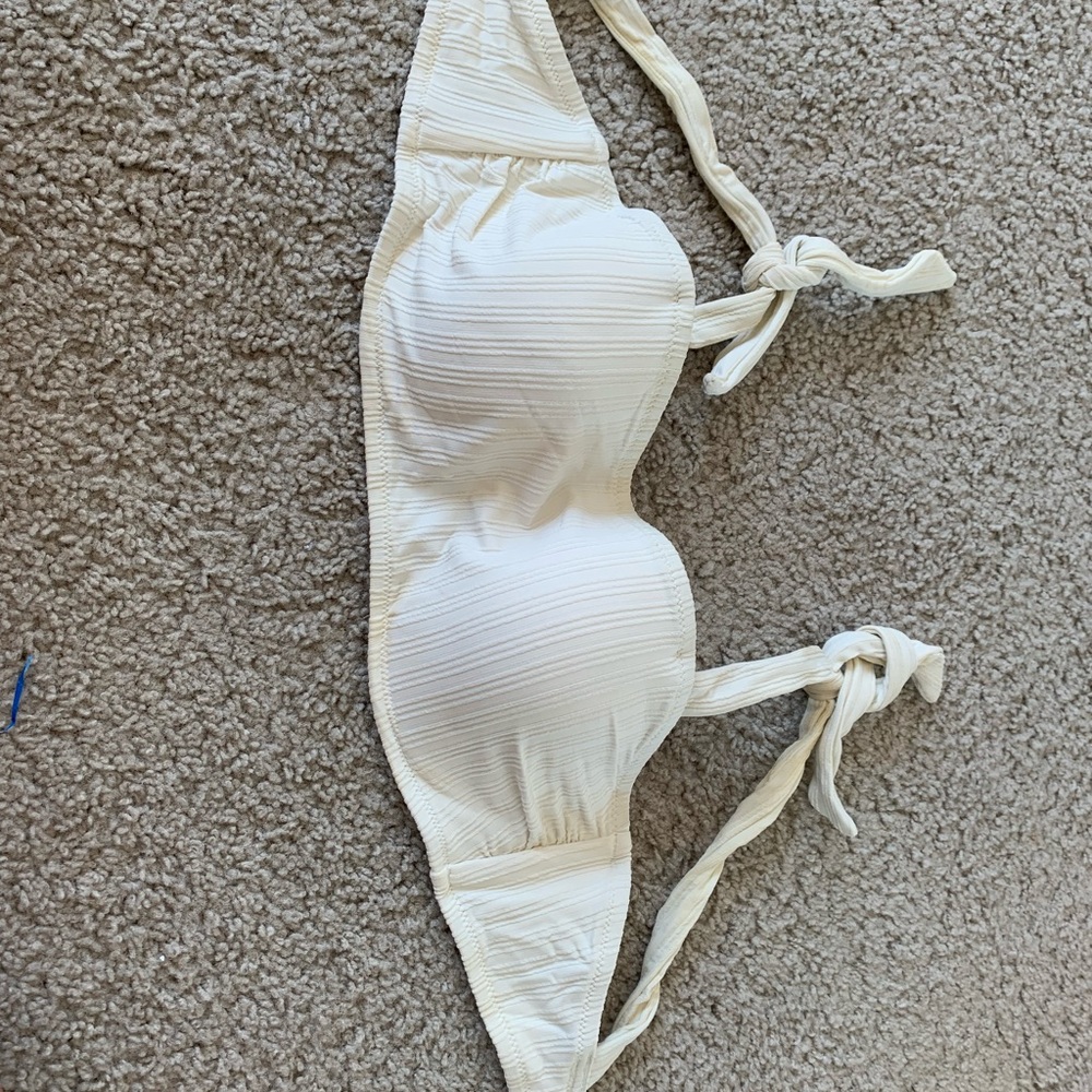 White swimsuit top